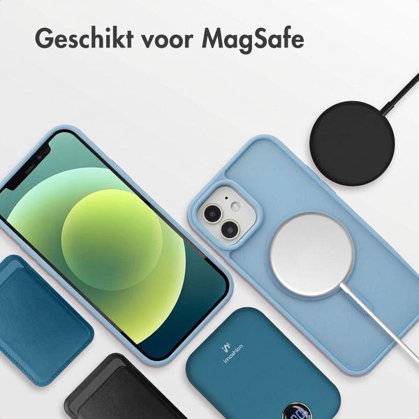 imoshion Color Guard Backcover met MagSafe Apple iPhone 12 (Pro) - Lichtblauw