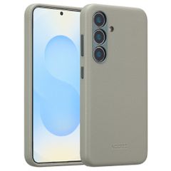 Accezz MagSafe Leather Backcover Samsung Galaxy S25 - Light Grey