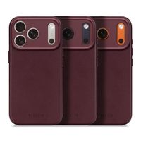 Decoded Leather Backcover MagSafe Apple iPhone 17 Pro Max - Burgundy