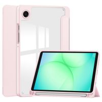 imoshion Trifold Hard Case Book Cover Samsung Galaxy Tab A11 Plus - Pink