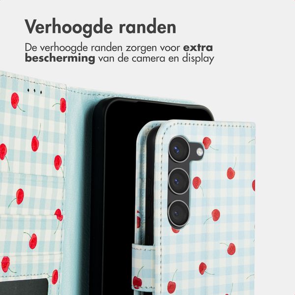 imoshion Design Bookcase Samsung Galaxy S23 - Cherry Check