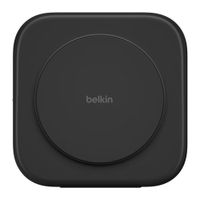 Belkin 3-in-1 Magnetisch Draadloos Reislaadstation met Qi2 15W - Zwart