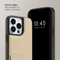 Selencia Nova Phone Case with Cord and Card Holder Apple iPhone 14 Pro - Beige