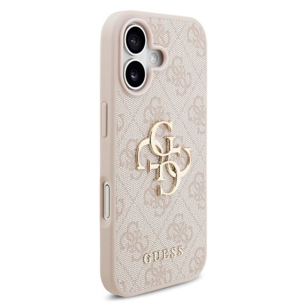 Guess 4G Metal Logo Backcover Apple iPhone 17 - Roze
