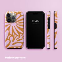 Selencia Vivid Backcover Apple iPhone 15 Pro - Modern Bloom Pink