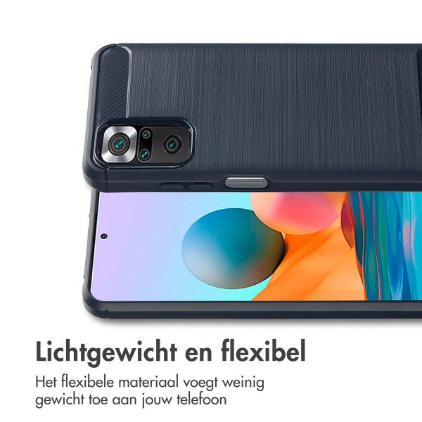 imoshion Brushed Backcover Xiaomi Redmi Note 10 (5G) - Donkerblauw