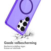 imoshion Sparkle Backcover met MagSafe Samsung Galaxy S24 Ultra - Glitter Paars