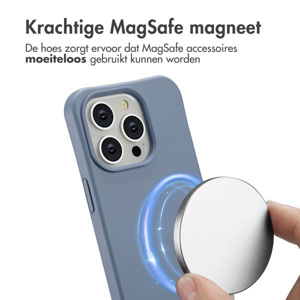imoshion Color Backcover met afneembaar koord MagSafe Apple iPhone 14 Pro - Ash Blue