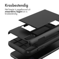 imoshion Backcover met pasjeshouder Apple iPhone X / Xs - Zwart