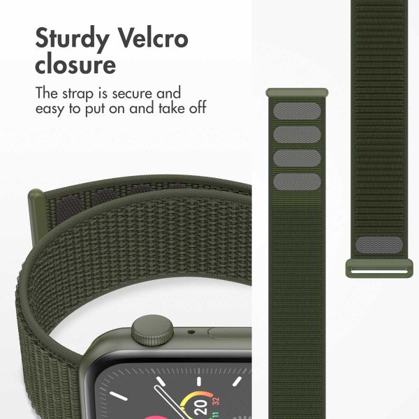 imoshion Nylon Strap Apple Watch | 44/45/46/49 mm - Army Green