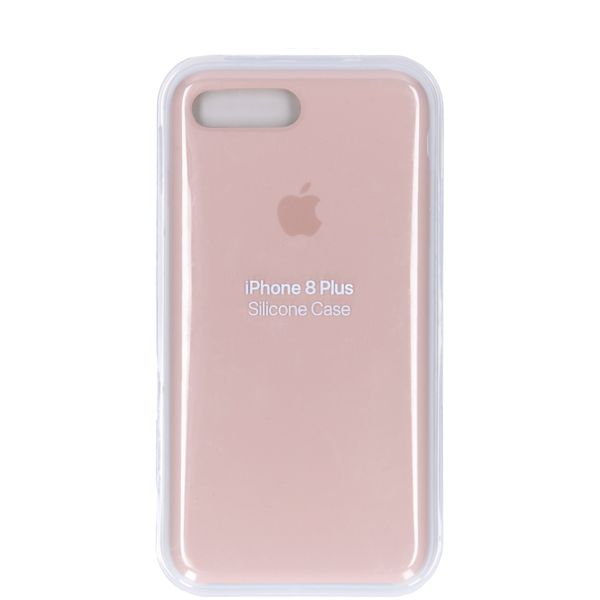 Apple Silicone Backcover Apple iPhone 8 Plus / 7 Plus - Pink Sand