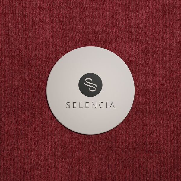 Selencia Corduroy Laptophoes 13-14 inch - Laptopsleeve - Deep Burgundy
