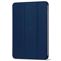 Decoded Textured Sillicon Slim Cover Apple iPad 11 (2025) 11 inch A16 / iPad 10 (2022) 10.9 inch - Navy Peony