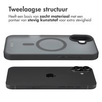 Accezz Rugged Frosted MagSafe Backcover Apple iPhone 16 Plus - Zwart