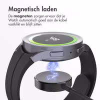 imoshion Oplader - USB-C en USB aansluiting - Power Delivery - 20 Watt + Samsung Galaxy Watch USB-C en USB-A laadkabel - 1 meter