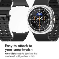 imoshion Ocean Silicone Band Samsung Galaxy Watch 9 (40/44mm) / Watch 8 (40/44mm) / Classic (46mm) - Black