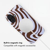 Selencia Vivid Back Cover with MagSafe Apple iPhone 17 - Dream Swirl Chocolate