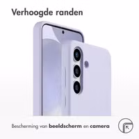 Accezz Liquid Silicone Backcover Samsung Galaxy S25 Plus - Paars