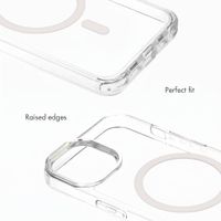 Selencia Rivièra MagSafe Back Cover with detachable hooks Apple iPhone 14 / 13 - Transparent