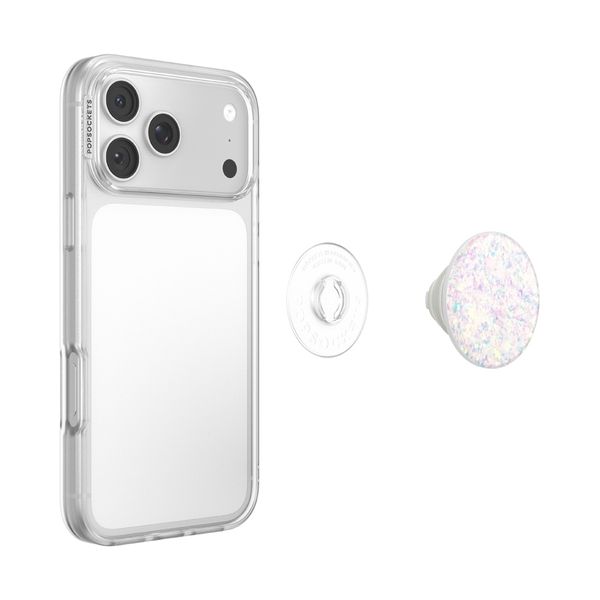 PopSockets PopTop - Iridescent Confetti White