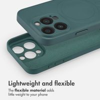 imoshion Colour Back Cover with MagSafe Apple iPhone 15 Pro - Dark Green