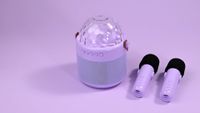 imoshion Sing & Shine Karaoke set - Speaker en 2 Microfoons - Lavender Lilac