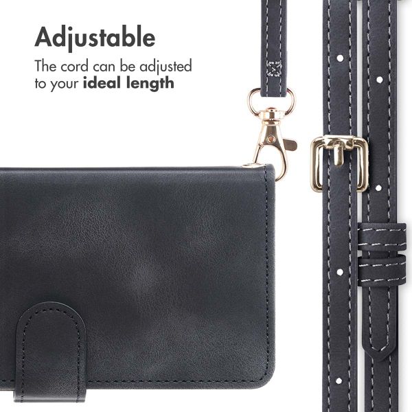 imoshion Bookcase with Strap Apple iPhone 16 - Black