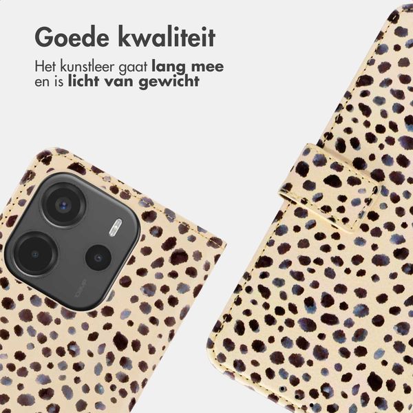 imoshion Design Bookcase Xiaomi Redmi Note 14 (4G) - Black And White Dots