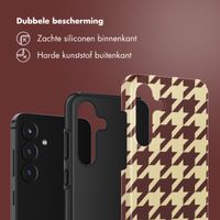 Selencia Vivid Backcover Samsung Galaxy S25 FE - Pied-de-Poule