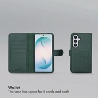 Selencia Olyn Detachable Bookcase with MagSafe Samsung Galaxy S26 Plus - Green