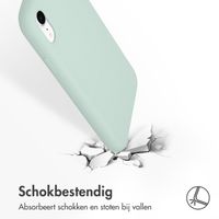 Accezz Liquid Silicone Backcover Apple iPhone Xr - Sky Blue