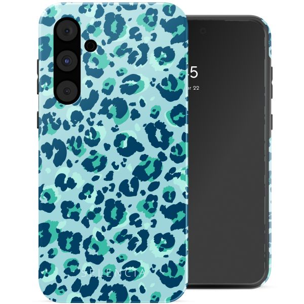 Selencia Vivid Backcover Samsung Galaxy A55 - Wild Spots Light Blue