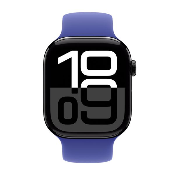 Apple Siliconen solobandje Apple Watch | 38/40/41/42 mm  - Maat 8 - Ultramarine