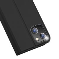 Dux Ducis Slim Softcase Bookcase iPhone 15 Plus - Zwart