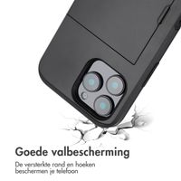 imoshion Backcover met pasjeshouder Apple iPhone 16 Pro Max - Zwart