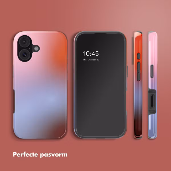 Selencia Vivid Backcover met MagSafe Apple iPhone 17 - Gradient Soft Blush