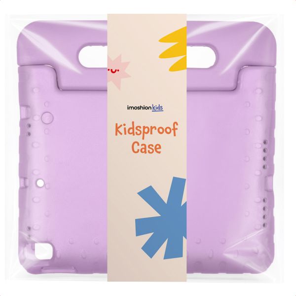 imoshion Kids-Proof Back Cover with Handle Apple iPad 9 (2021) 10.2 inch / iPad 8 (2020) 10.2 inch / iPad 7 (2019) 10.2 inch - Lila