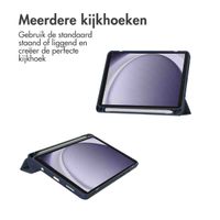 imoshion Trifold Hardcase Bookcase Samsung Galaxy Tab A9 8.7 inch - Donkerblauw