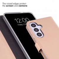 Selencia Genuine Leather Book Case Samsung Galaxy S26 FE - Dusty Pink