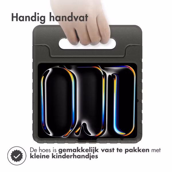 imoshion Kidsproof Backcover met handvat Apple iPad Pro 11 (2024) M4 - Zwart