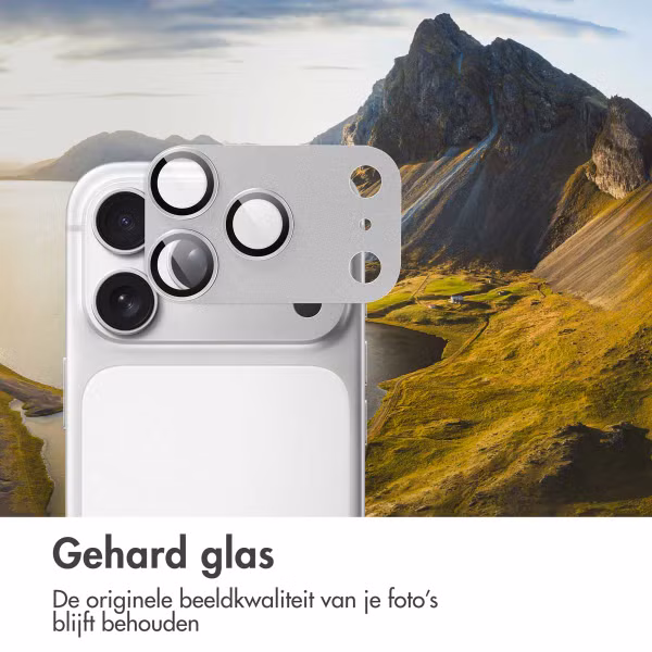 imoshion Camera Protector Glas 2 Pack Apple iPhone 17 Pro Max - Silver