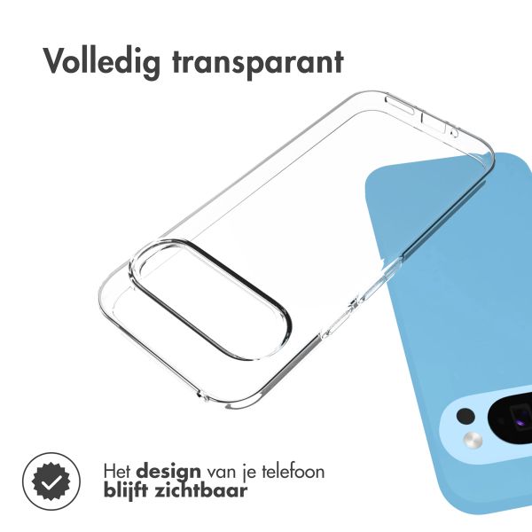 Accezz Clear Backcover Google Pixel 9 / 9 Pro - Transparant