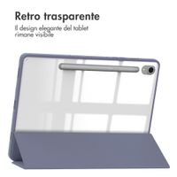 imoshion Trifold Hardcase Bookcase Samsung Galaxy Tab S9 11.0 inch - Paars