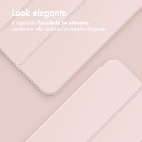 Accezz Smart Silicone Bookcase Samsung Galaxy Tab A9 8.7 inch - Roze