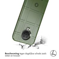 imoshion Rugged Shield Backcover Nokia G10 / G20 - Donkergroen