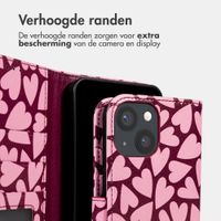 imoshion Design Bookcase Apple iPhone 15 - Hearty Blush