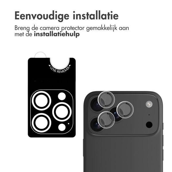 imoshion 2 Pack Camera lens protector Apple iPhone 17 Pro / 17 Pro Max - Transparant