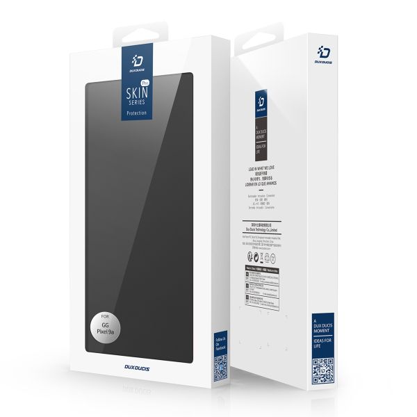 Dux Ducis Slim Softcase Bookcase Google Pixel 9a - Zwart
