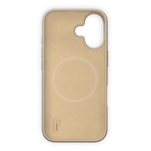 iDeal of Sweden Silicone Case met MagSafe Apple iPhone 17 - Beige