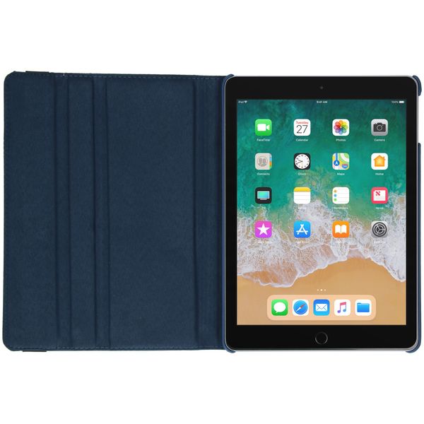 imoshion 360° draaibare Bookcase iPad 6 (2018) / iPad 5 (2017) - Donkerblauw